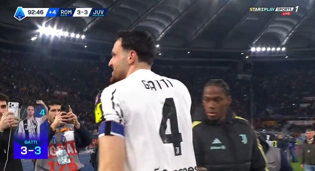 يوفنتوس يخطف تعادلاً مثيرًا أمام روما في قمة نارية بالكالتشيو