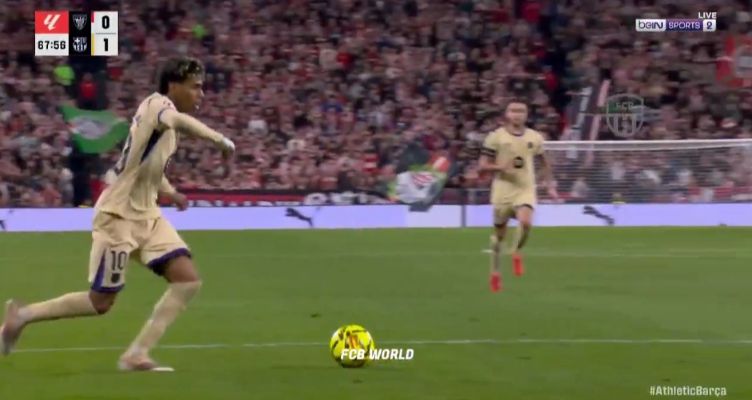 برشلونة يهزم أتلتيك بيلباو بهدف يامال ويعزز صدارته للدوري الإسباني