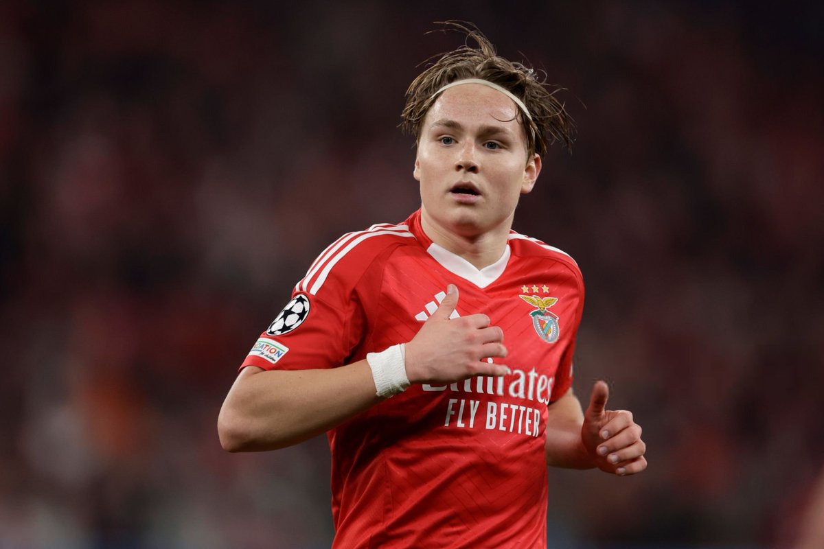 برشلونة يحدد جناح بنفيكا النرويجي أندرياس شيلدروب هدفًا رئيسيًا لتعزيز هجومه