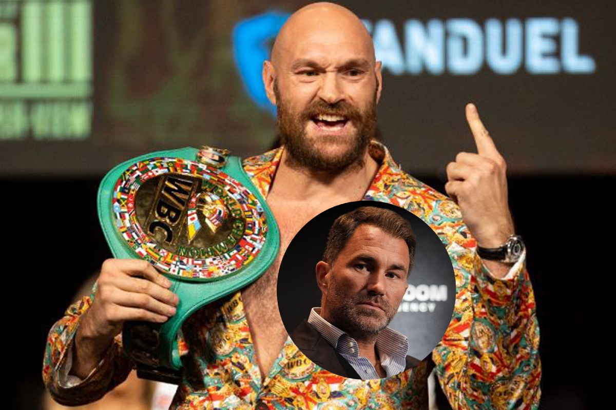 إيدي هيرن ينفي عقد نزال بين أنتوني جوشوا وتايسون فيوري