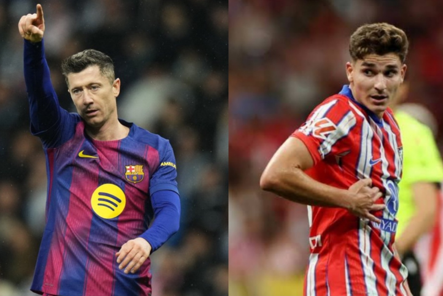 برشلونة يعيد ترتيب أوراقه الهجومية.. ألفاريز الهدف الأول ومصير ليفاندوفسكي على الطاولة