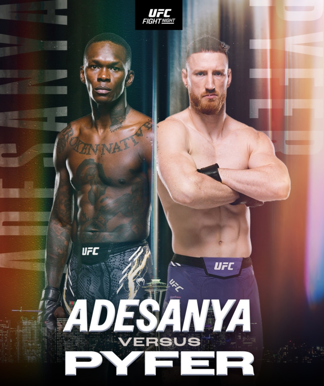 نتائج جميع نزالات بطولة UFC Fight Night: Adesanya vs Pyfer