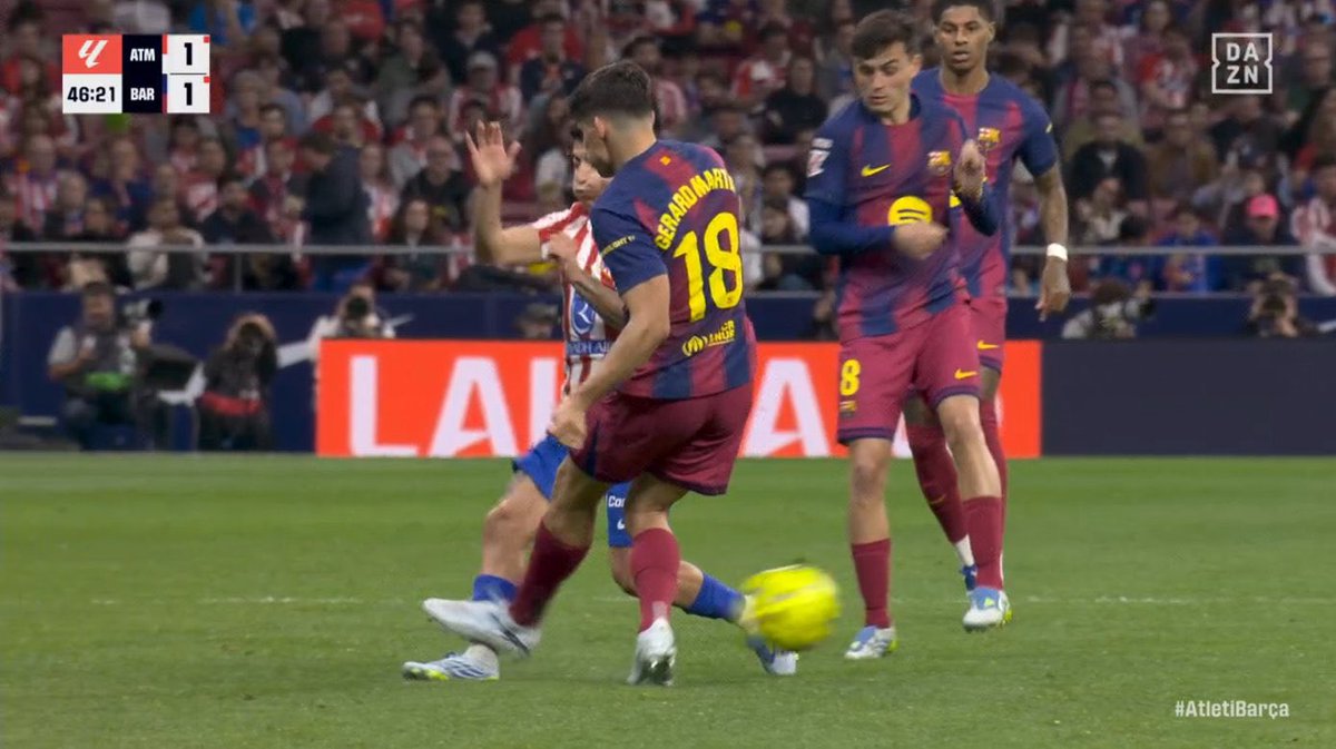 جدل تحكيمي يشتعل بين أتلتيكو وبرشلونة بسبب “VAR”