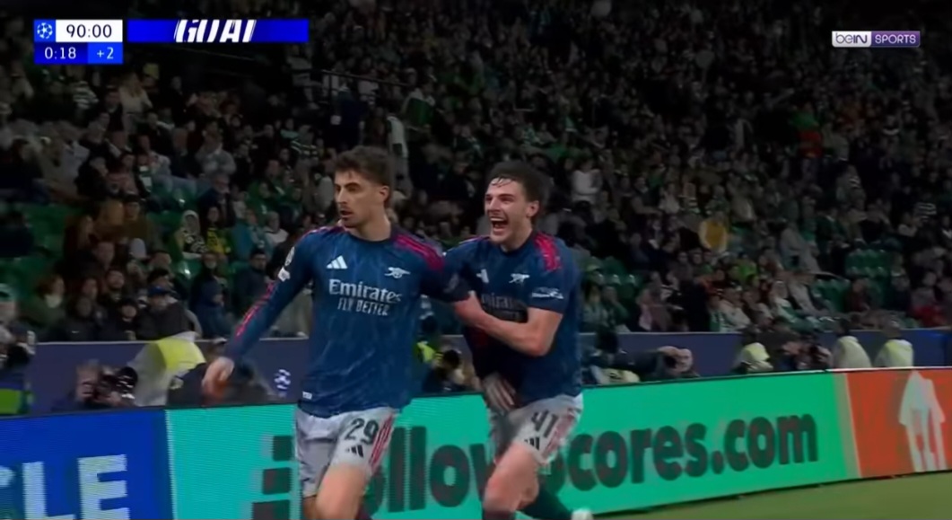 ملخص مباراة أرسنال وسبورتينغ لشبونة: هدف قاتل يمنح المدفعجية فوزًا ثمينًا