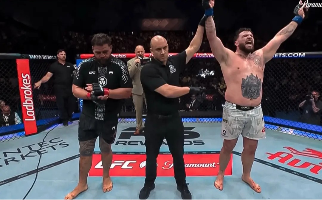 هزيمة جديدة لتويفاسا في UFC Perth.. وساذرلاند يفرض سيطرته الكاملة