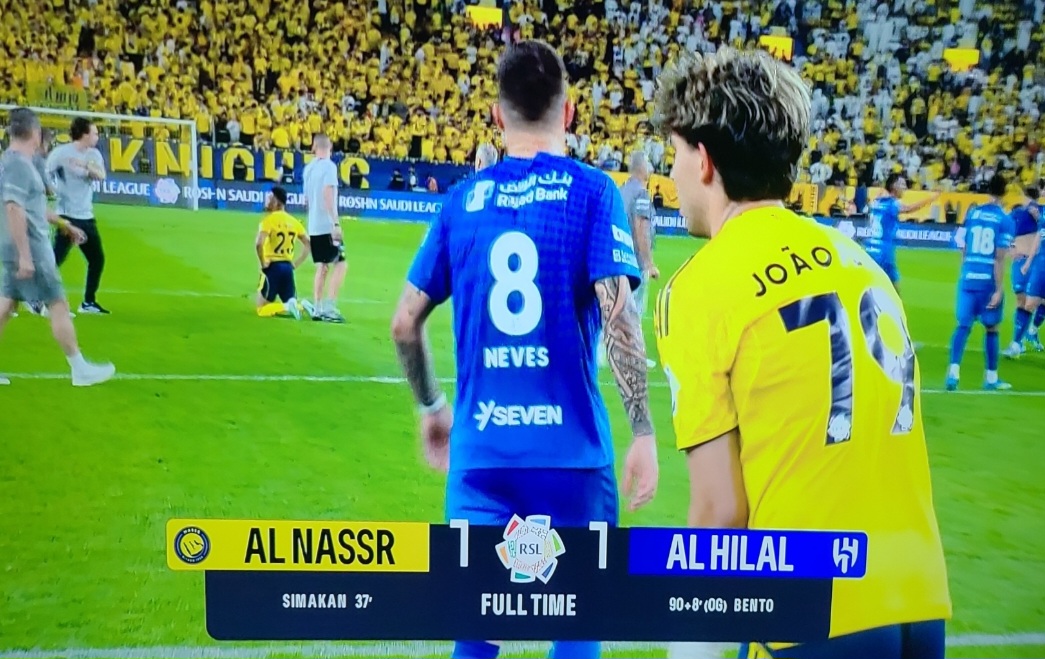 تعادل مثير يحسم ديربي الرياض.. الهلال يؤجل تتويج النصر في دوري روشن