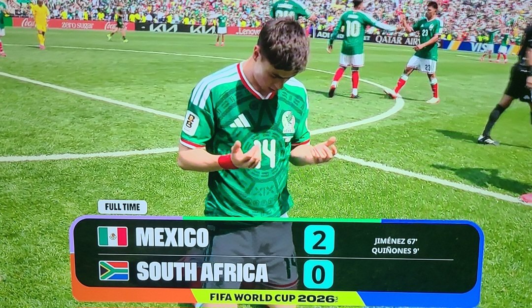 المكسيك تفتتح مونديال 2026 بانتصار قوي على جنوب إفريقيا في مباراة شهدت 3 بطاقات حمراء