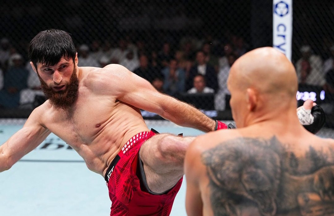 ماجوميد أنكالايف يستعيد سكة الانتصارات ويحسم نزال جوسكوف بالضربة الفنية القاضية في UFC Abu Dhabi