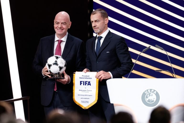 يويفا يهاجم إنفانتينو: الفيفا يحاول تحويل كرة القدم إلى سلعة وبيع كأس العالم للمستثمرين