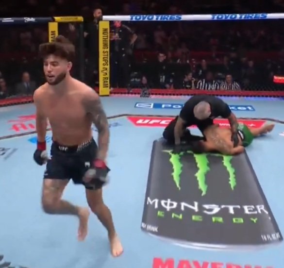 شون كينغ يعلن عن نفسه بقوة في UFC بضربة قاضية مذهلة خلال 36 ثانية