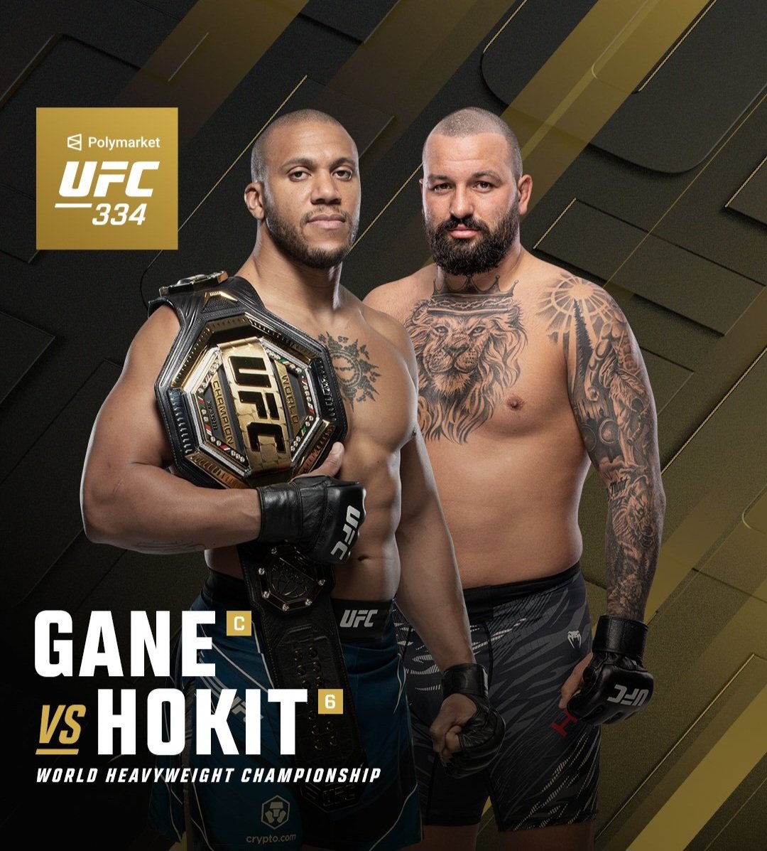 سيريل غان يدافع عن لقب الوزن الثقيل أمام جوش هوكيت في UFC 334